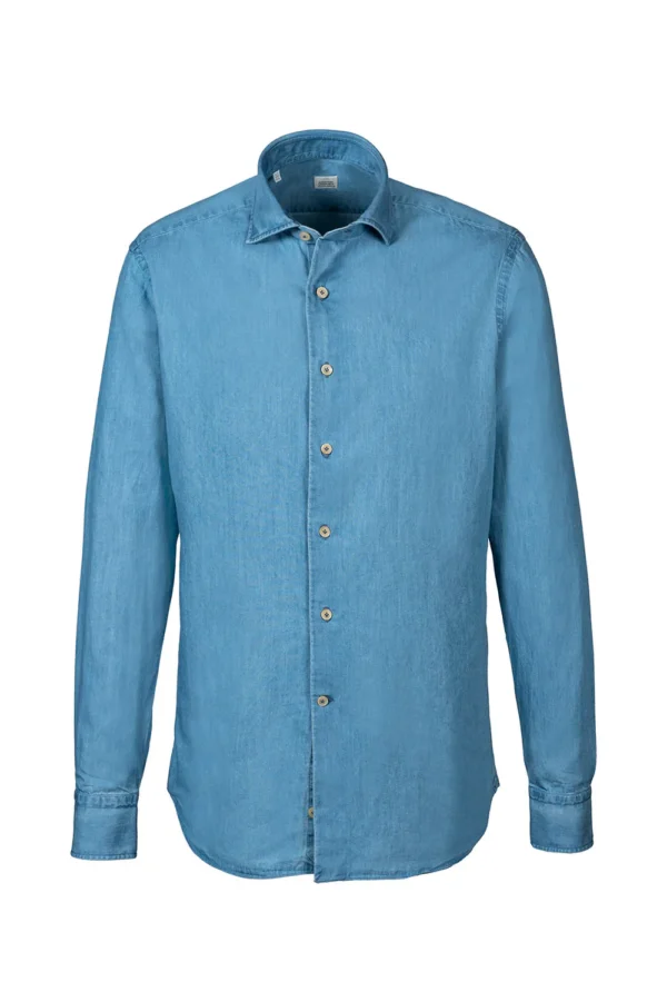 Camicia Alessandro Gherardi Denim Chiaro