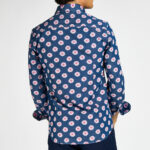 camicia denim stampa fiore Bastoncino