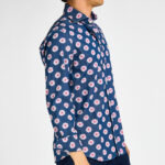 camicia denim stampa fiore Bastoncino