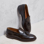 Mocassino Nappine Doucal's pelle marrone ebano