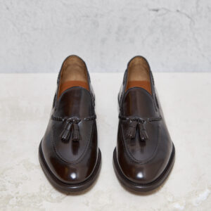Mocassino Nappine Doucal's pelle marrone ebano