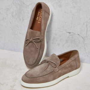 Mocassino barca Doucal's camoscio beige