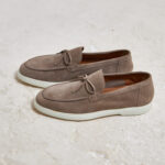 Mocassino barca Doucal's camoscio beige