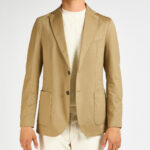 giacca Circolo 1901 cotone jersey beige blu