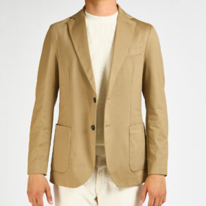 giacca Circolo 1901 cotone jersey beige blu