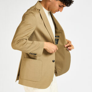 giacca Circolo 1901 cotone jersey beige blu