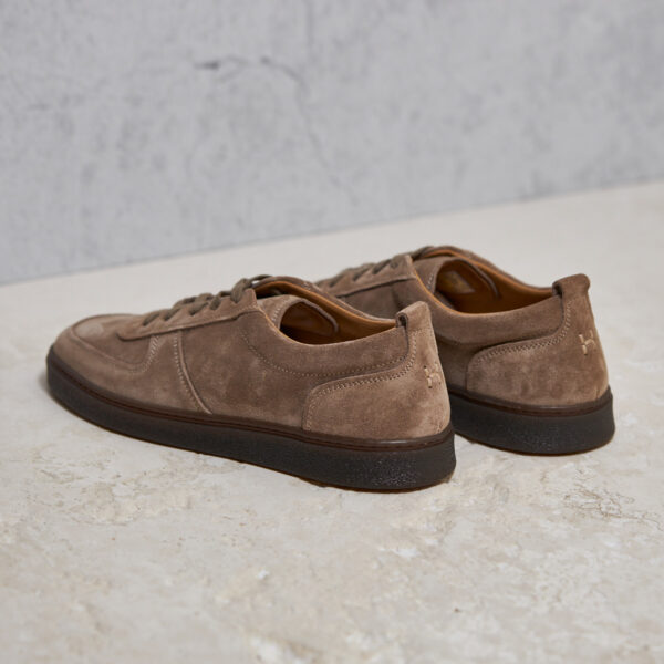 Sneaker Henderson Baracco camoscio beige
