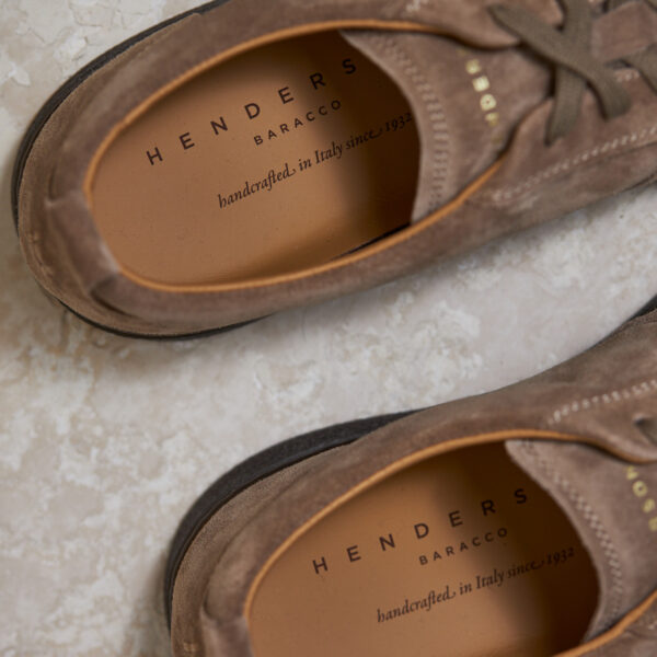 Sneaker Henderson Baracco camoscio beige