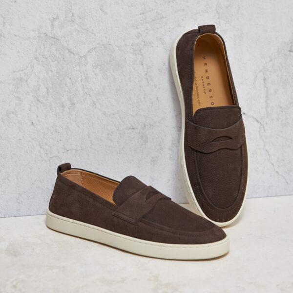 Mocassino Henderson Baracco Marrone Nabuk