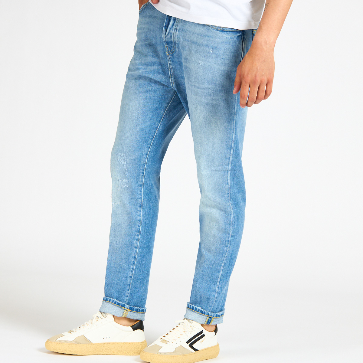 Jeans-Don-The-Fuller-FLORES-2 jeans Don The Fuller denim chiaro flores