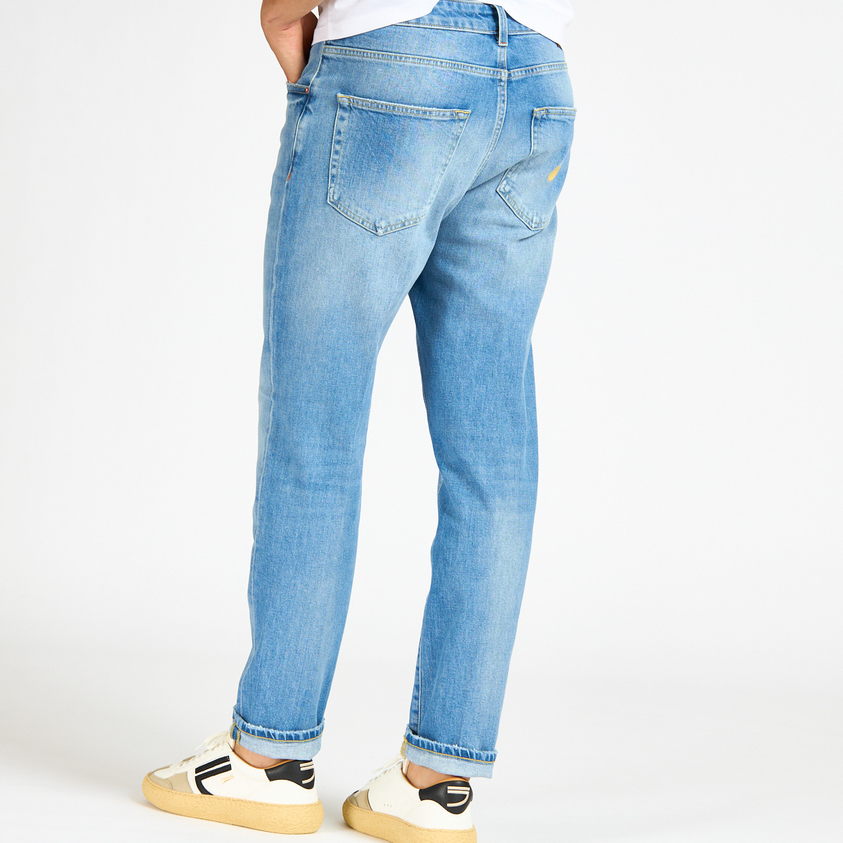 Jeans-Don-The-Fuller-FLORES-3 jeans Don The Fuller denim chiaro flores