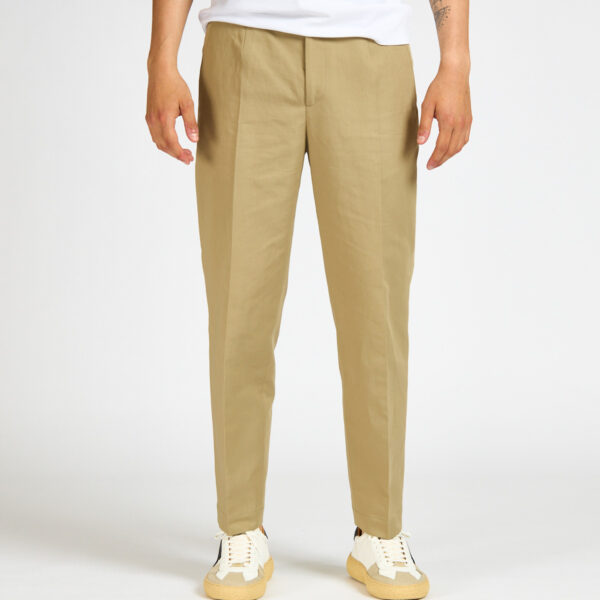 pantalone briglia 1949 portofino lino cotone biscotto bianco