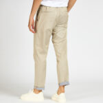 Pantalone devorè laccio beige pesca tessuto solaro