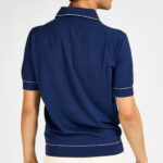 polo filo filippo de laurentiis blu indaco