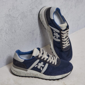 Sneaker Premiata blu Lander