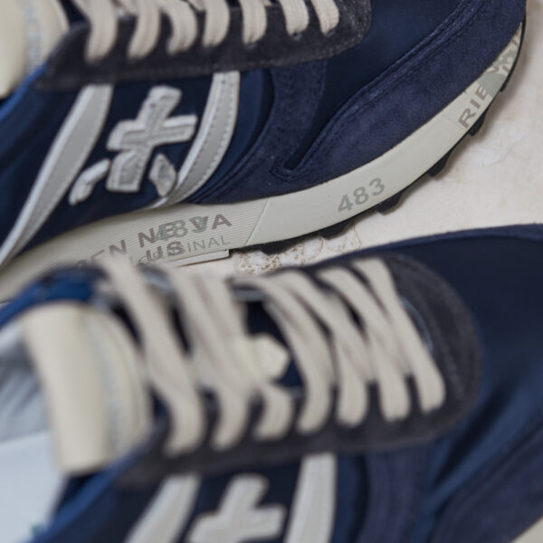 Sneaker Premiata blu Lander
