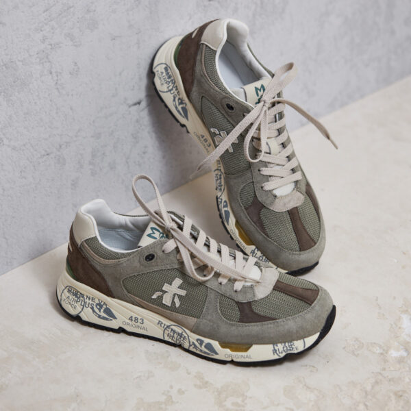 Sneaker Premiata verde Mase