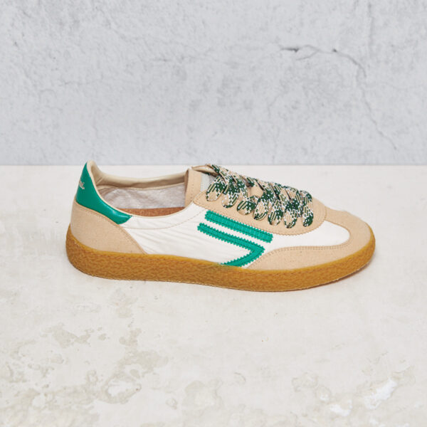 Sneaker Puraai Camoscio Verde beige