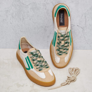 Sneaker Puraai Camoscio Verde beige