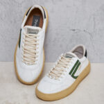 Sneaker Puraai Pelle Bianco Verde nero