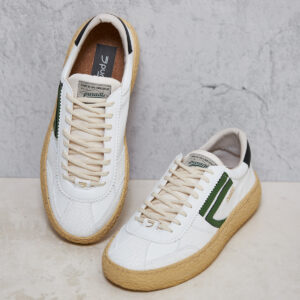 Sneaker Puraai Pelle Bianco Verde nero