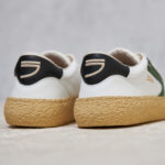 Sneaker Puraai Pelle Bianco Verde nero