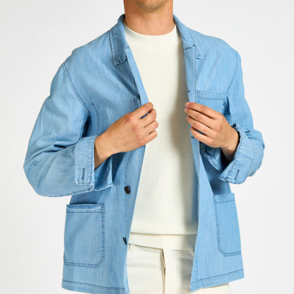 Sahariana denim chiaro