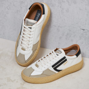 Sneaker Puraai Pelle Bianco nero