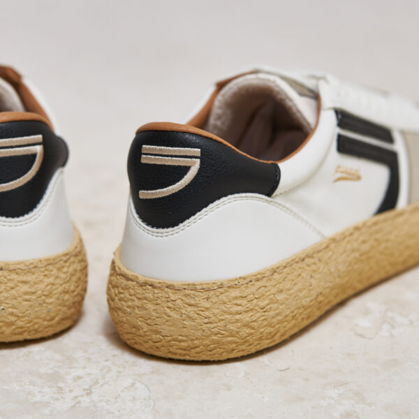 Sneaker Puraai Pelle Bianco nero