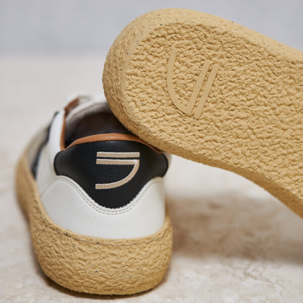 Sneaker Puraai Pelle Bianco nero