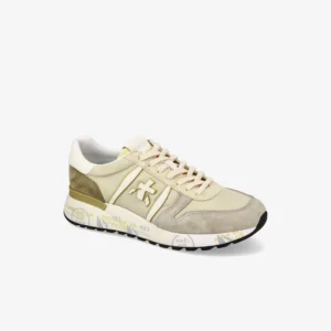 sneaker premiata lander beige verde