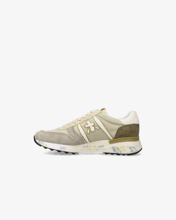 sneaker premiata lander beige verde