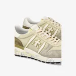 sneaker premiata lander beige verde